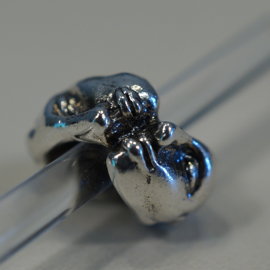 Trollbeads Sterling Silver Kiss Bead